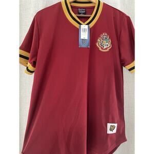 NEW Gryffindor Quidditch Shirt Mens Small Red Harry Potter Hogwarts Jersey